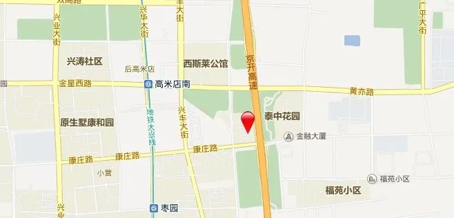 康颐园小区交通图