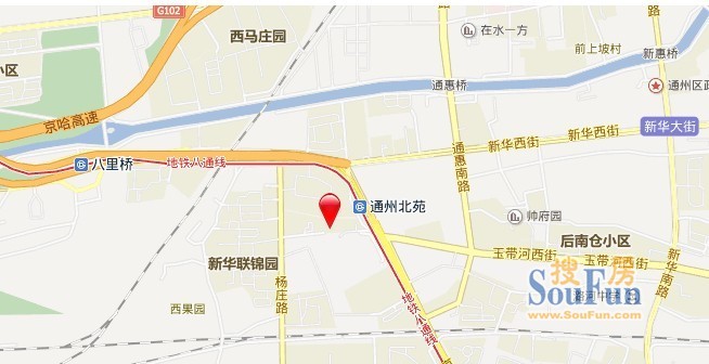 杨庄北街4号院交通图