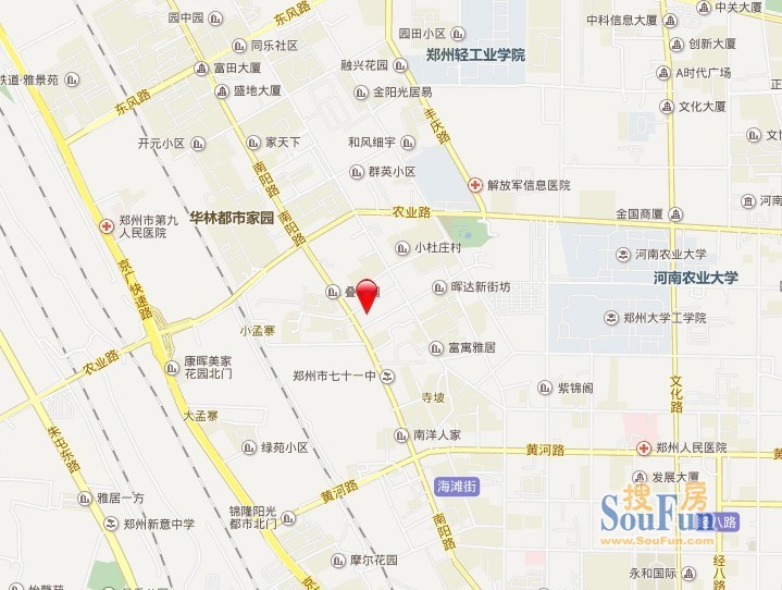 海棠寺小区交通图