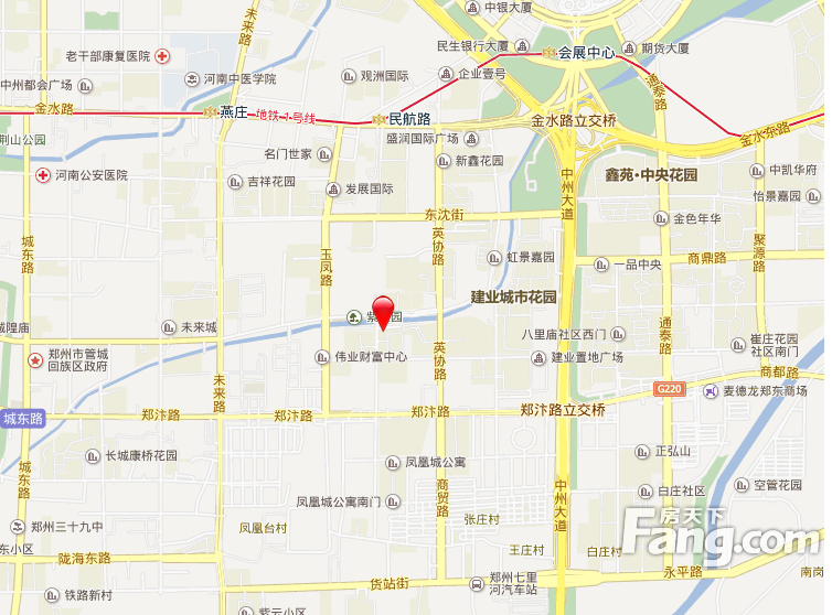 香滨桂府交通图