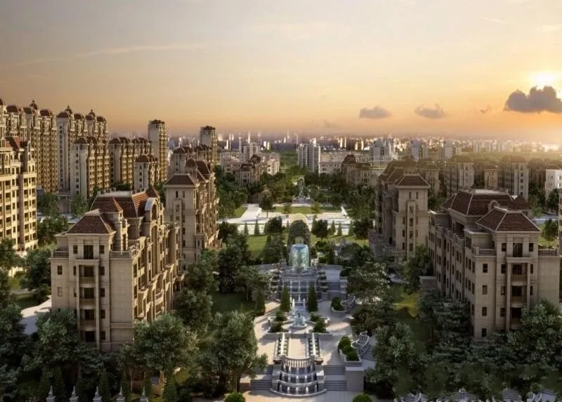 金鹏巴黎春田外景图