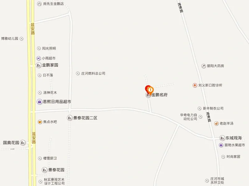 金鹏名府交通图