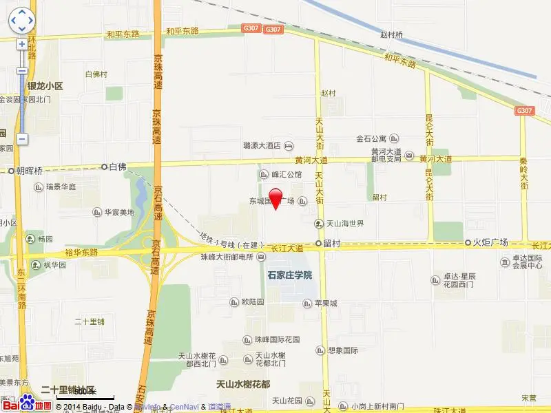 花香漫城中心商务公寓交通图