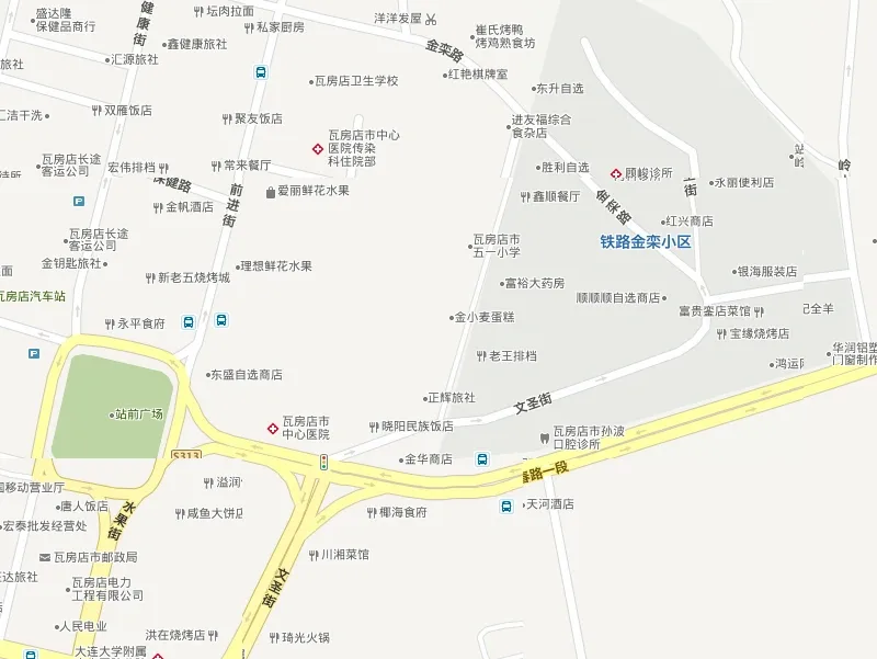 铁路金銮小区交通图