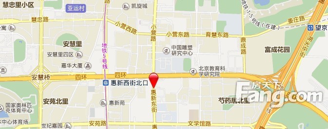惠新东街甲3号楼交通图