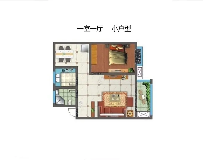 鹤鸣绣缔鹤鸣绣缔 1室户型&nbsp;1室1厅1卫1厨 0.00㎡