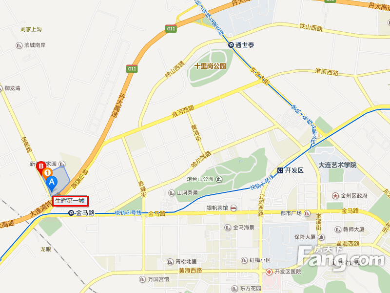 生辉 城交通图