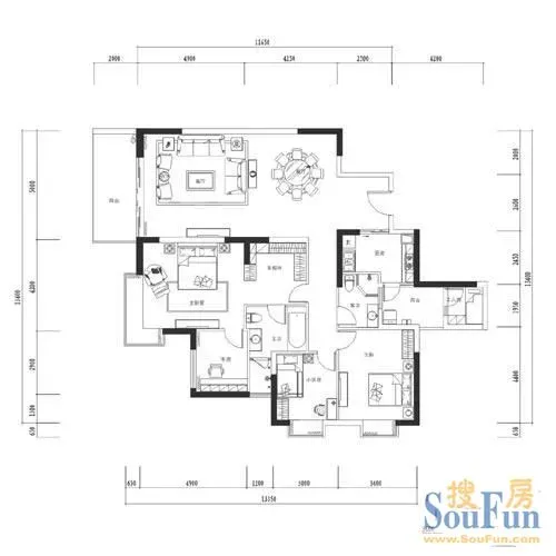 桃条社区户型&nbsp;0室0厅0卫0厨 0.00㎡