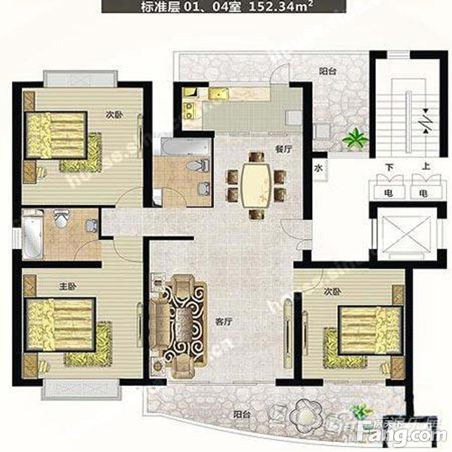 启东香榭水岸户型图户型图