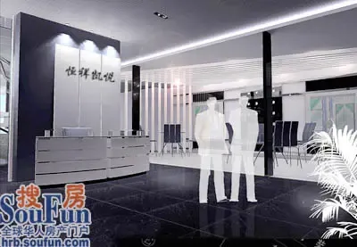 133平米底层局部效果图 133平米底层局部效果图