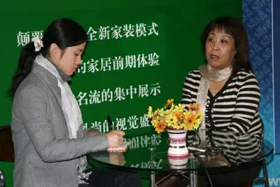 家居发展年会系列访谈 亚光亚装饰董事长彭桂华 家居发展年会系列访谈 亚光亚装饰董事长彭桂华