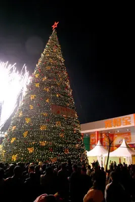 举行圣诞树亮灯仪式 家得宝中国喜迎首个新年 举行圣诞树亮灯仪式 家得宝中国喜迎首个新年