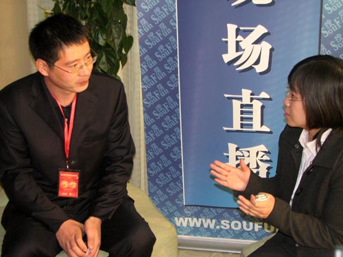 中国家居发展年会专访惠达陶瓷品牌总监 李玉柱