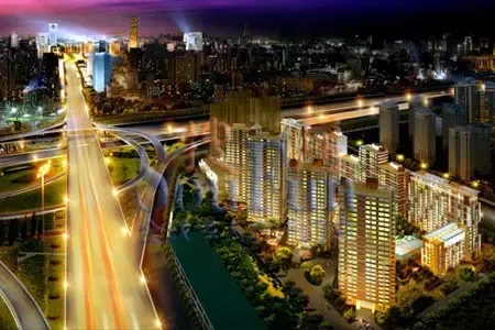 金地名京区域鸟瞰图 金地名京区域鸟瞰图