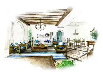 妙笔生辉画创意 网友手绘原创室内设计(组图)