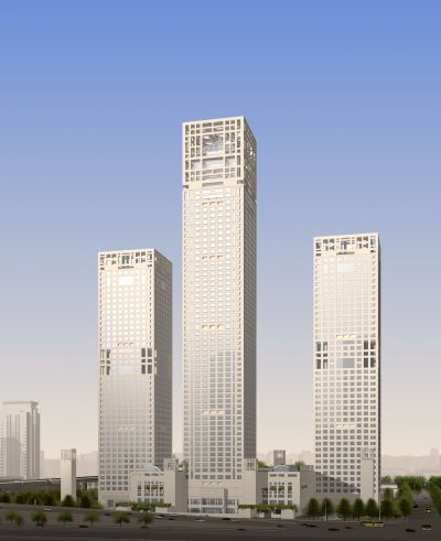 北京市十大最高建筑:北京银泰中心