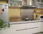 无瓷砖的厨房风格