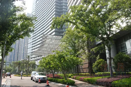 [海尔绿城济南媒体杭州之行]参观绿城杭州深蓝广场
