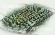 万通上北新新家园鸟瞰效果图