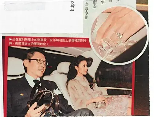 李嘉欣无名指的名贵钻戒 李嘉欣无名指的名贵钻戒