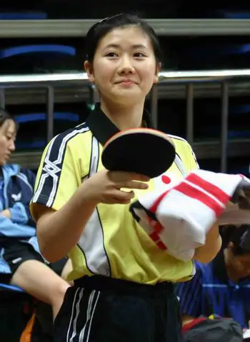 日本乒乓球天才少女福原爱