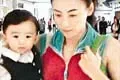 张柏芝王菲宝贝合影 明星子女家居照(图)