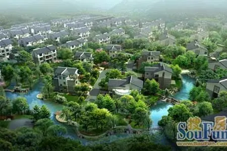 银座地产山西优山美墅中式别墅区用地位于青岛即墨开发区盟旺青岛侧多少电梯钱别墅装图片