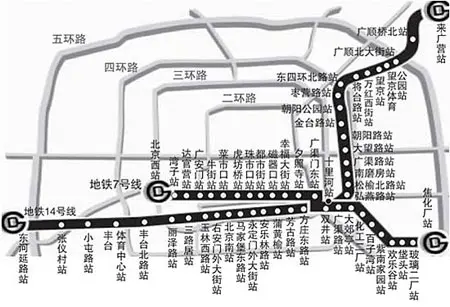 地铁14号线2010年开工建设 地铁沿线楼盘汇总