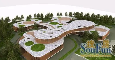 斯洛文尼亚建筑事务所创意作 四叶苜蓿幼儿园