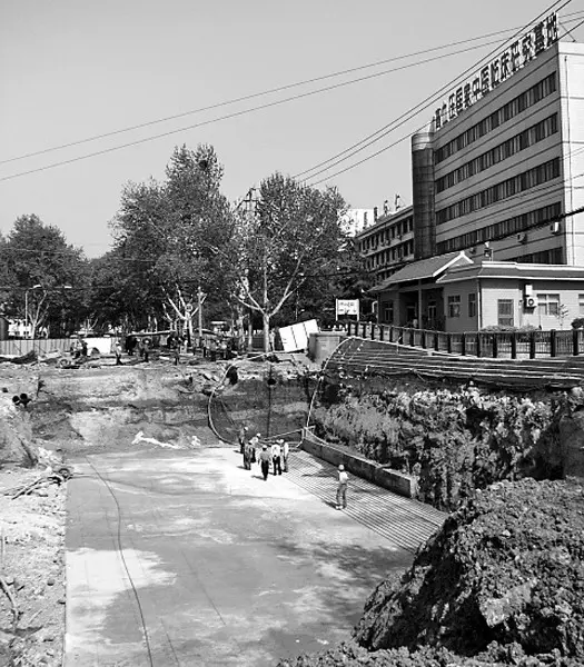 山水沟改造盖棚子 文化西路路面桥正在建起来_房产资讯-济南房天下