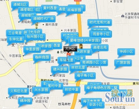 北京楼盘地图 图片合集图片