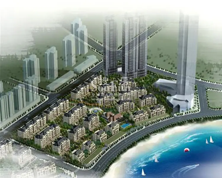 星海湾壹号鸟瞰图