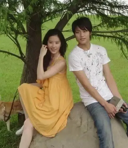 刘亦菲与众男星亲密照