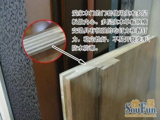 六,实木多层板门套