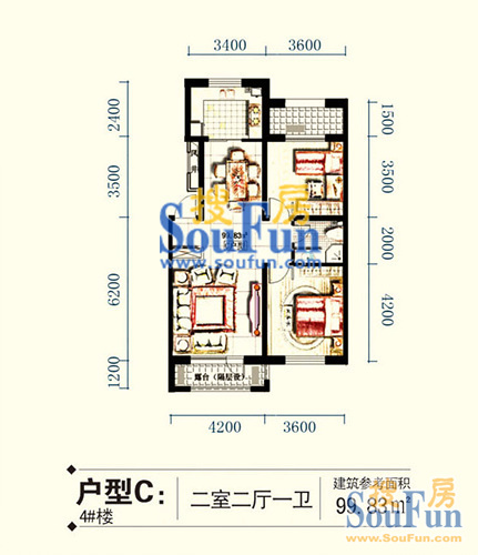 鞍钢景园:网友问最多最想买的 户型图独家曝光