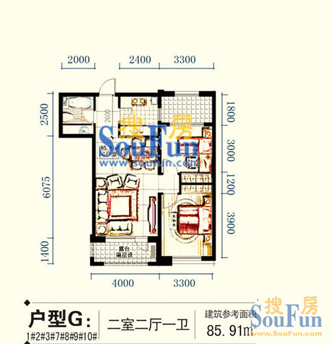 鞍钢景园:鞍山热门楼盘 户型图搜房网独家曝光