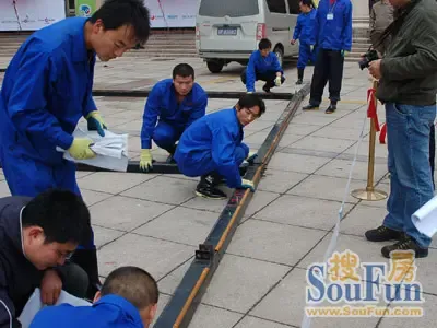 搜房独家:直击住博会 明日之家2号 搭建全过程