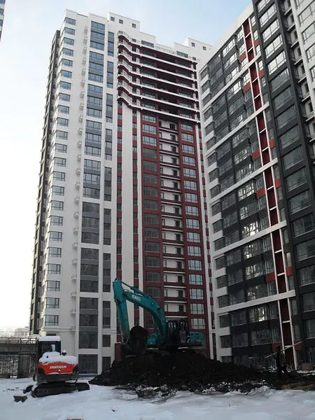 冬雪中的现代都市——橄榄城最新实景图呈现-哈尔滨新房网-房天下