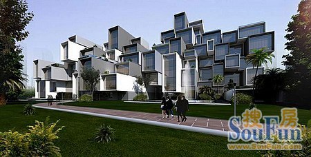 桑杰普里 乐高积木块堆叠出最佳商业建筑设计