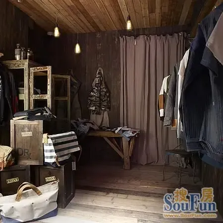 颓废中的时尚,+hostem男装店回归自然者的家