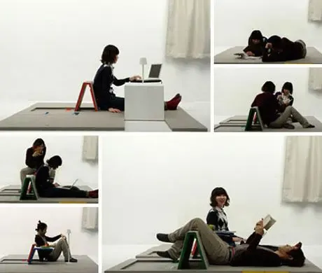 神奇魔术变换各式造型 一片神奇的折叠板家具_房产频道_MSN中国