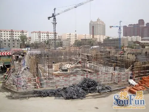 郁金台工地现场实拍