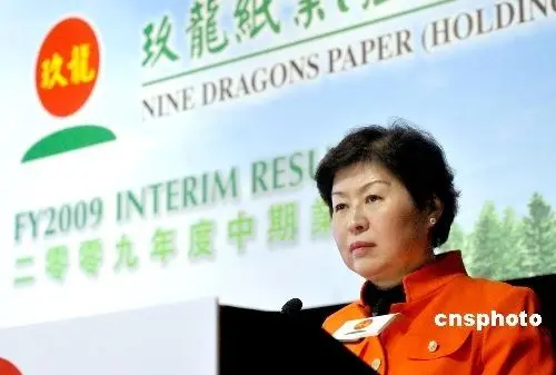 中国女首富,玖龙纸业老板张茵