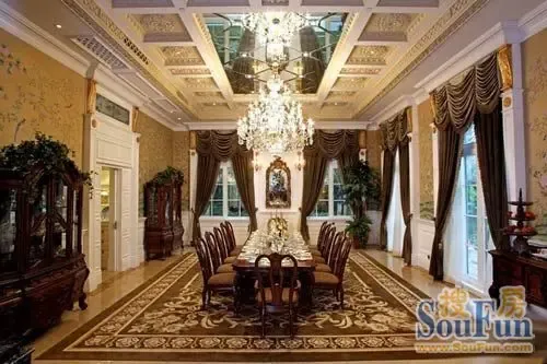 组图:北京富力公馆演绎梦幻欧式古典设计风格