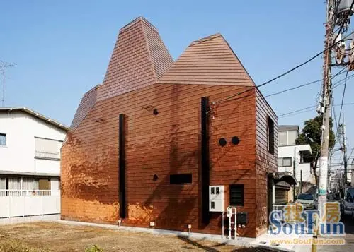 图:日本美容院建筑设计 灵感来自海藤壶外形
