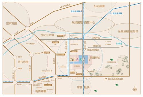 规划中的地铁m3,l4线将从东坝南区通过