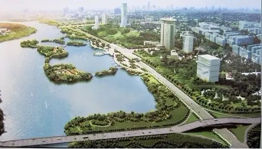 随着"北跃,南拓,中兴,强县"口号的打响,松北区作为哈尔滨城市"北跃"