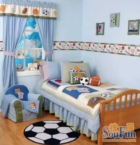 看家有男孩卧室装修几闪光点