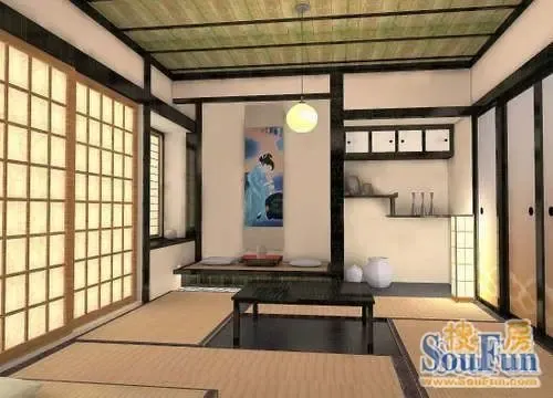 日式风格图片_日式韩式风格三居室装修大pk