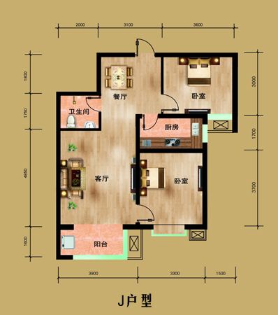 盛景八方户型图